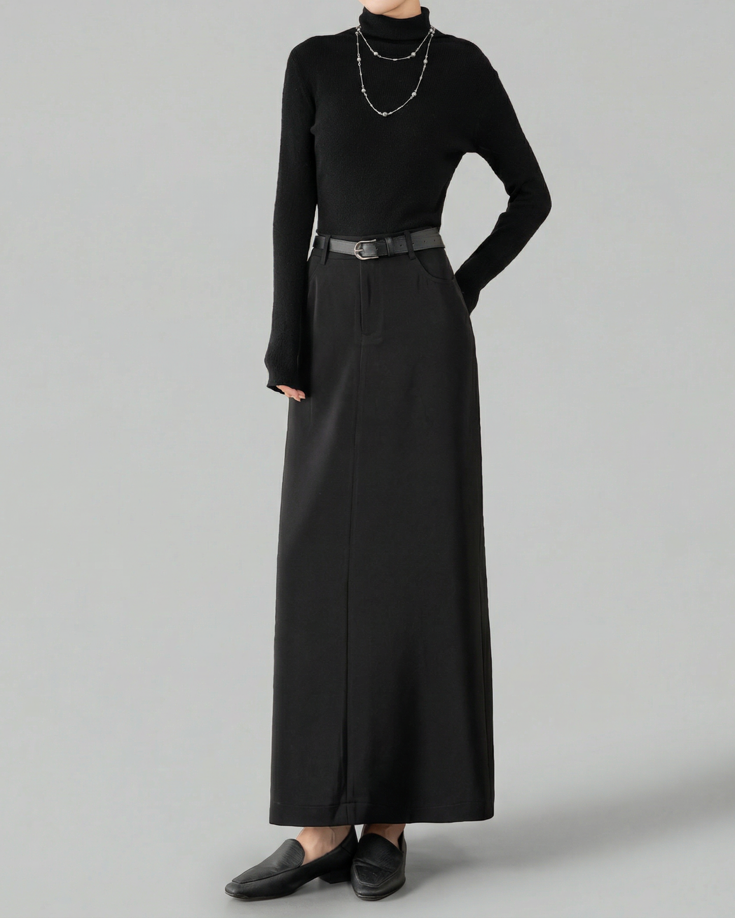 High-Waist A-Line Skirt - BT050