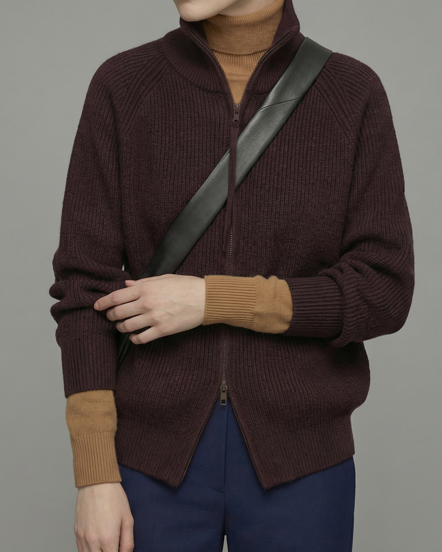 High-Neck Knit - KN040