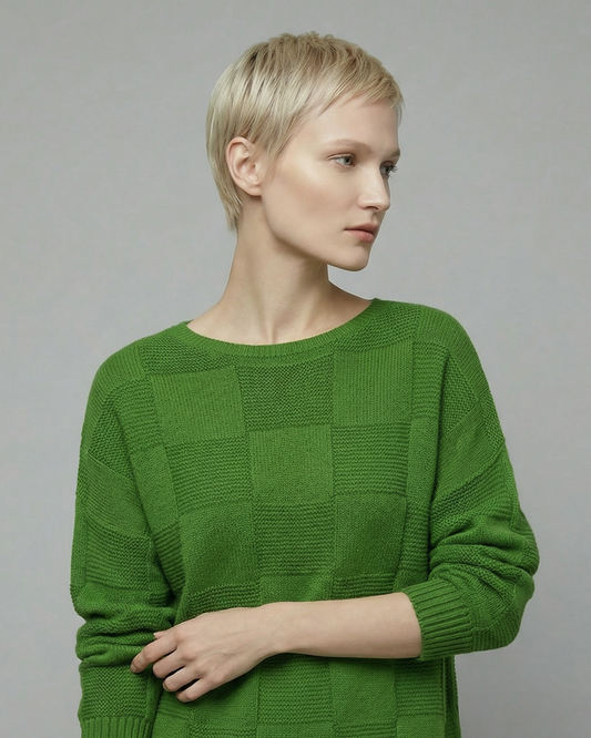 Textured Wool-Blend Knit - KN033