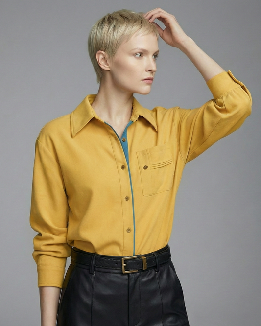 Modern Mustard Shirt - SH038