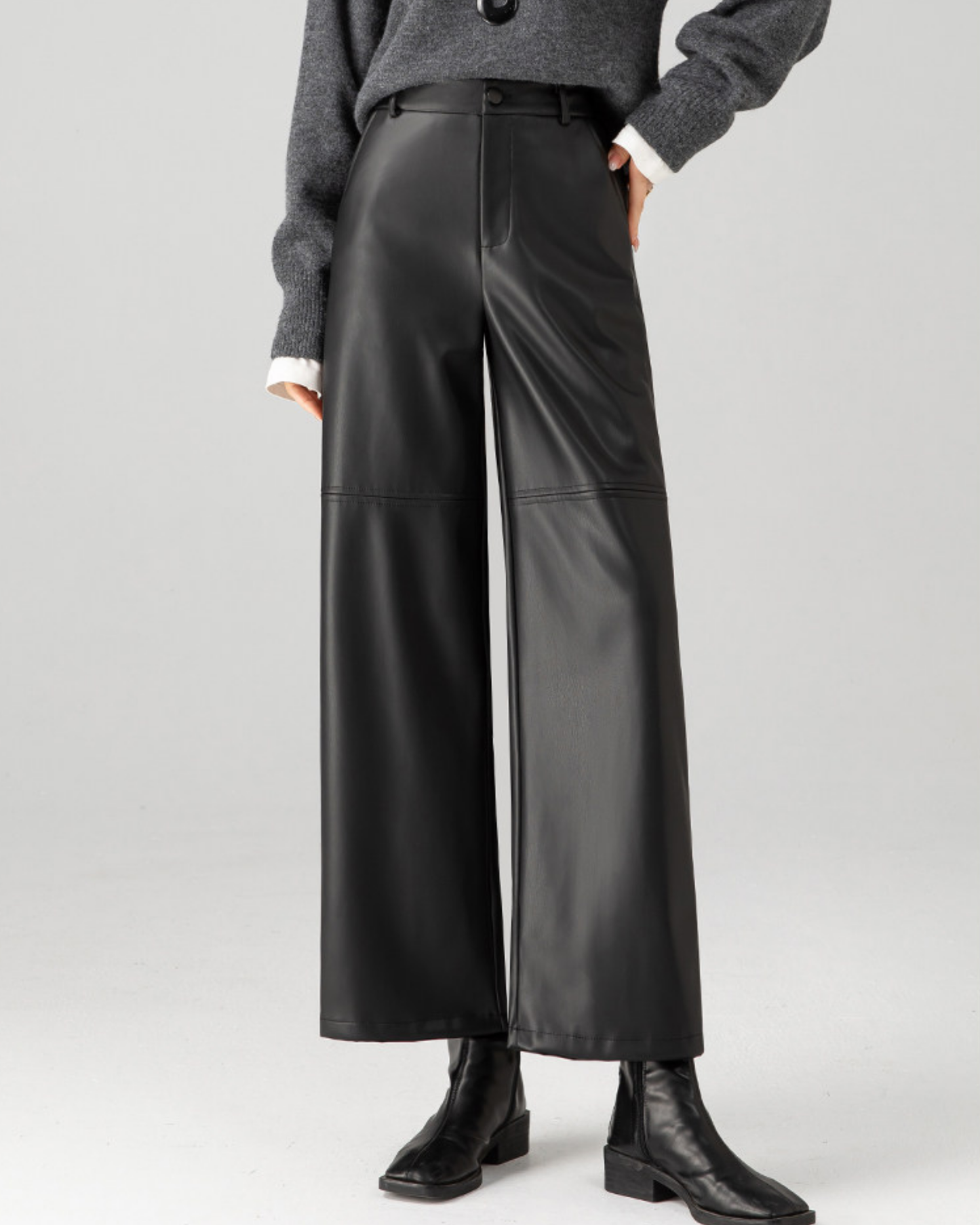 Ankle-Length Wide Pants - BT040