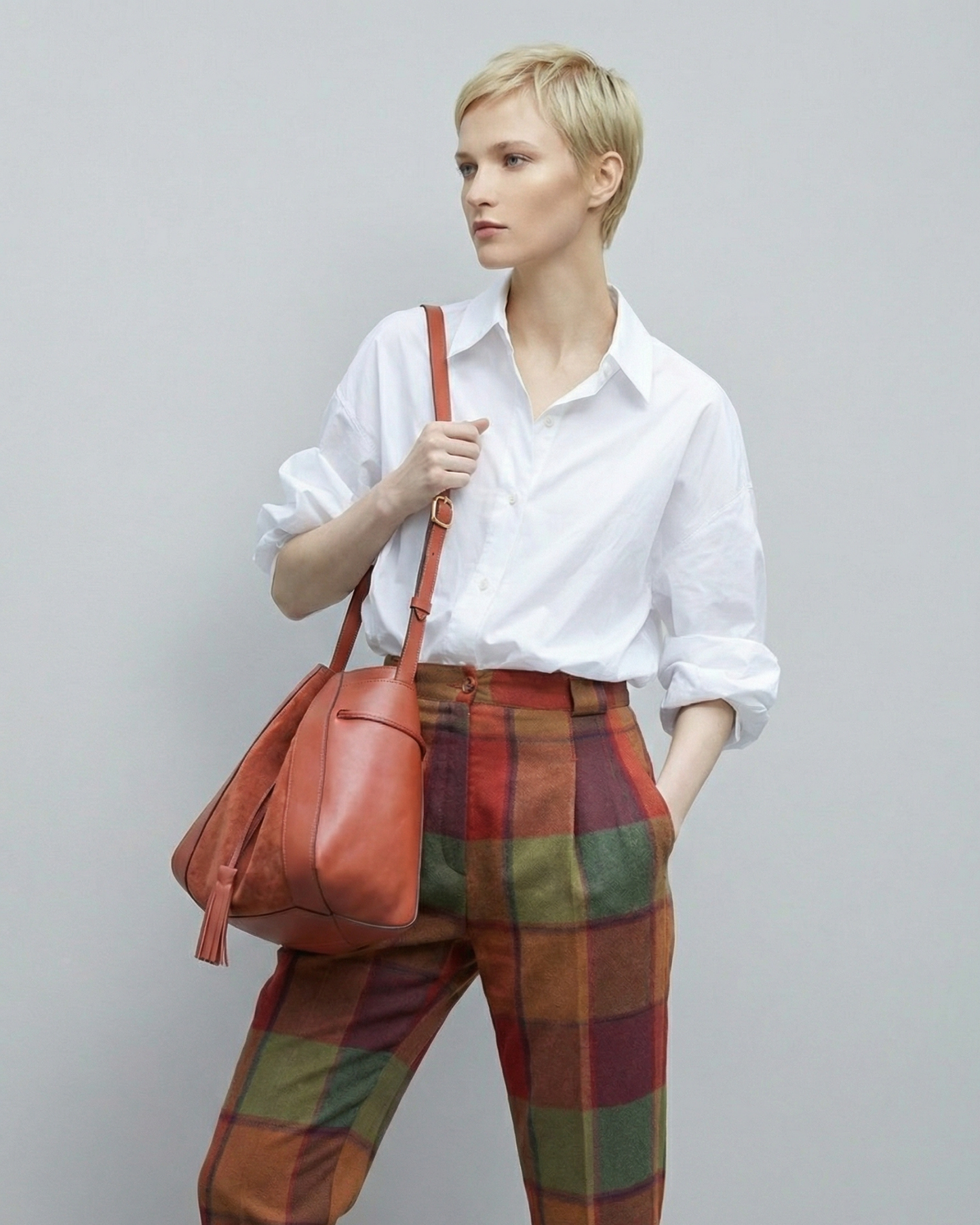 City White Cotton Shirt - SH110