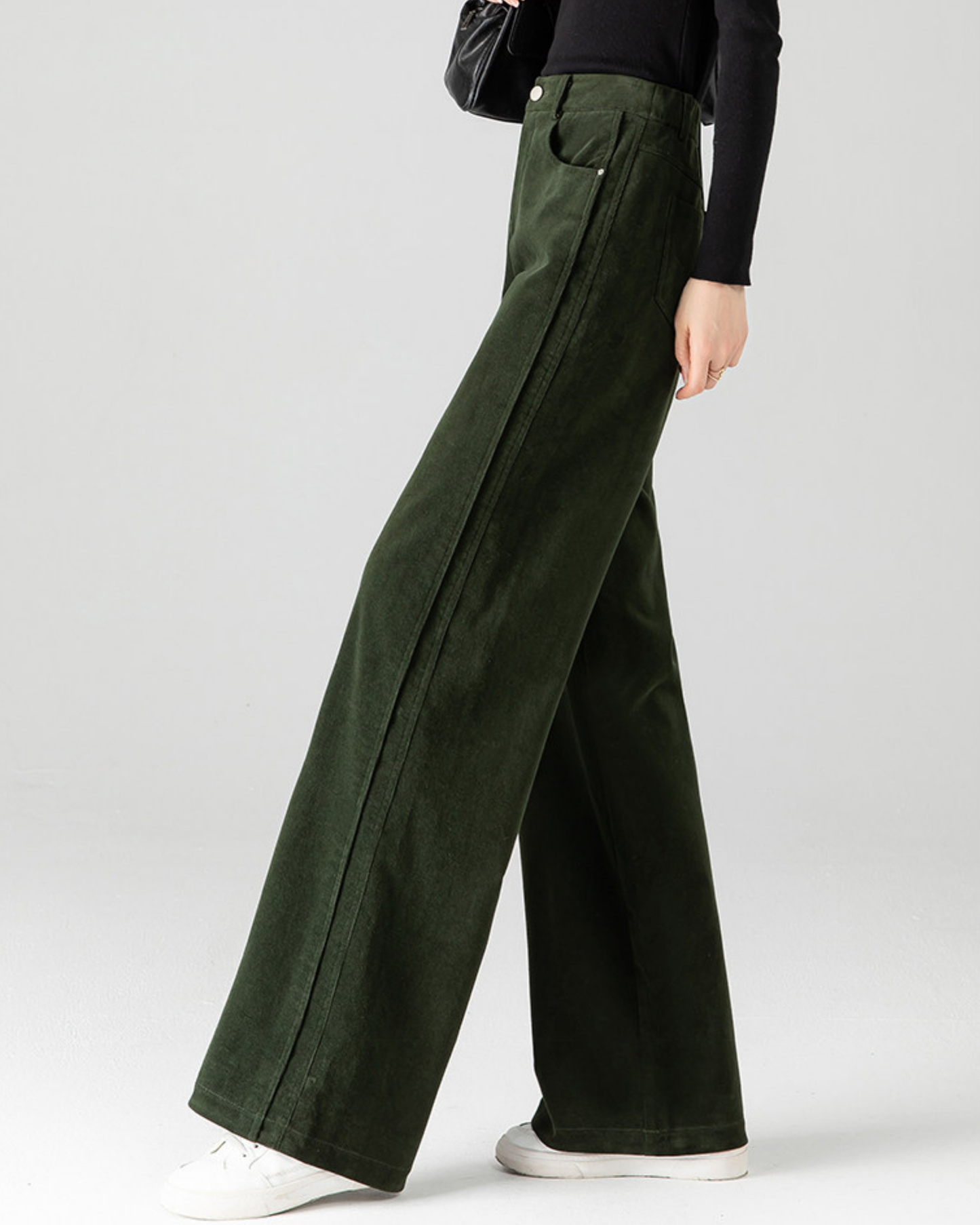 Vintage-Like Cotton Pants - BT037