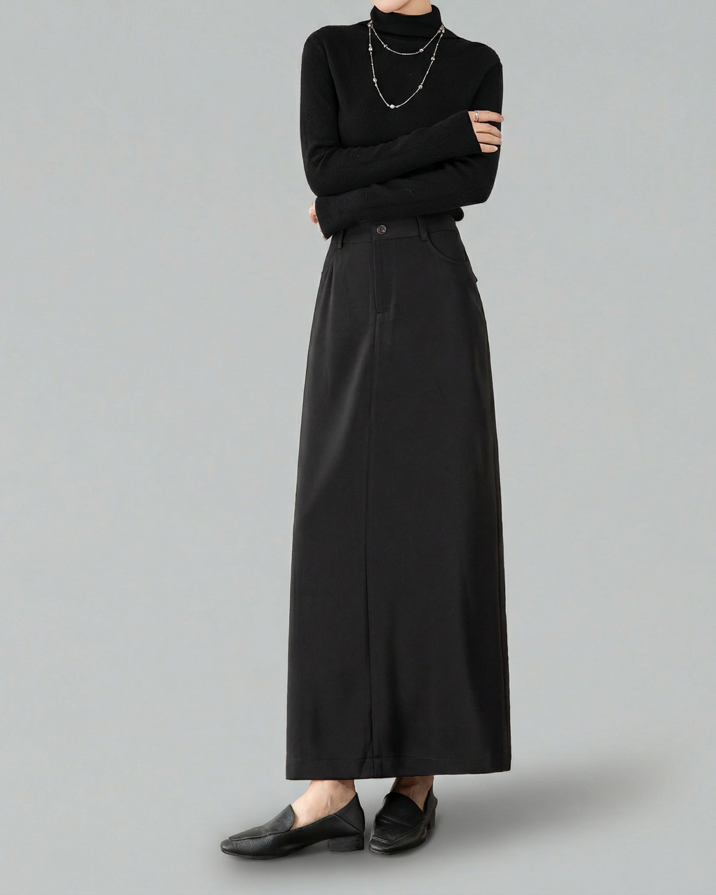 High-Waist A-Line Skirt - BT050