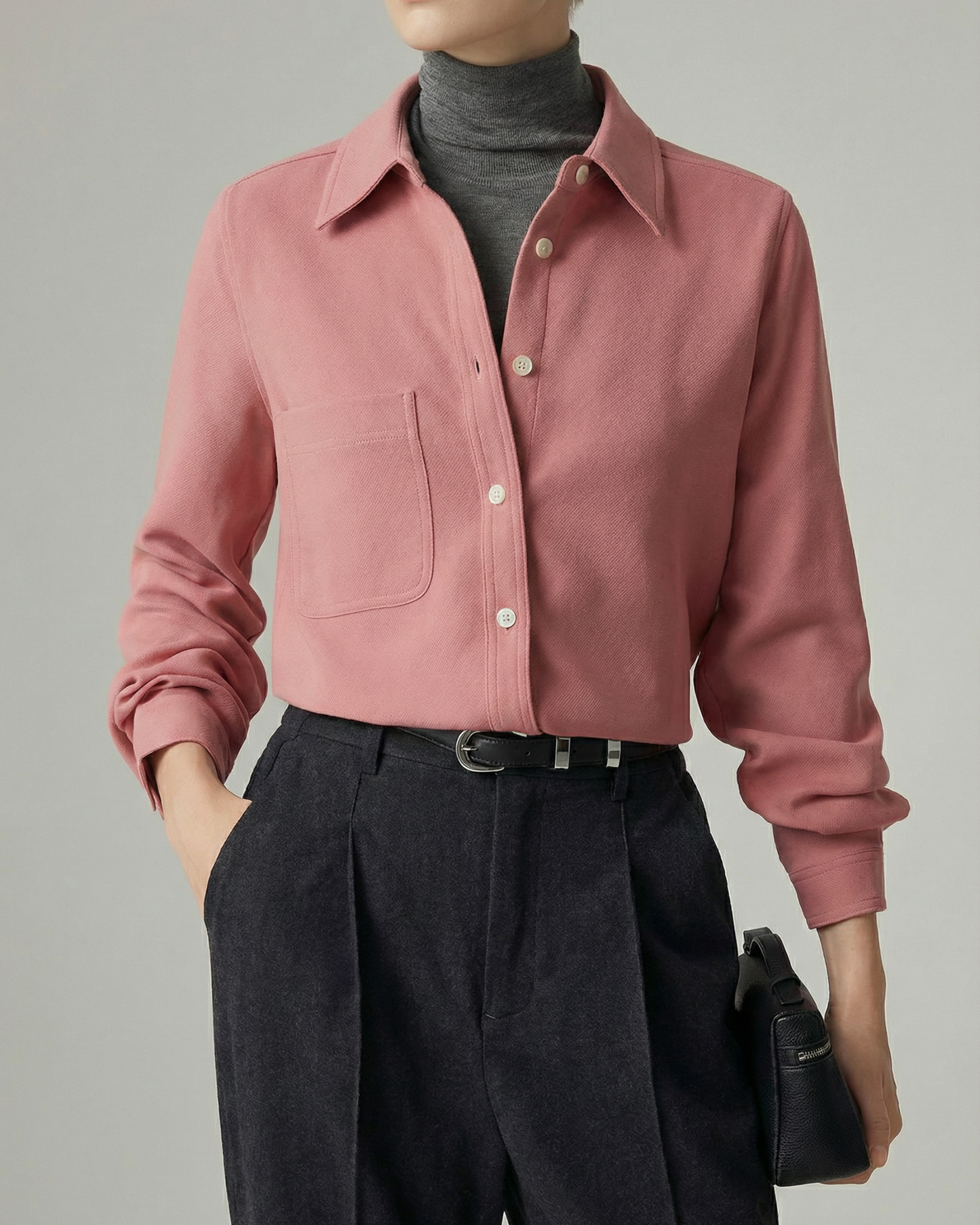 Soft Tones Brushed Shirt - SH035