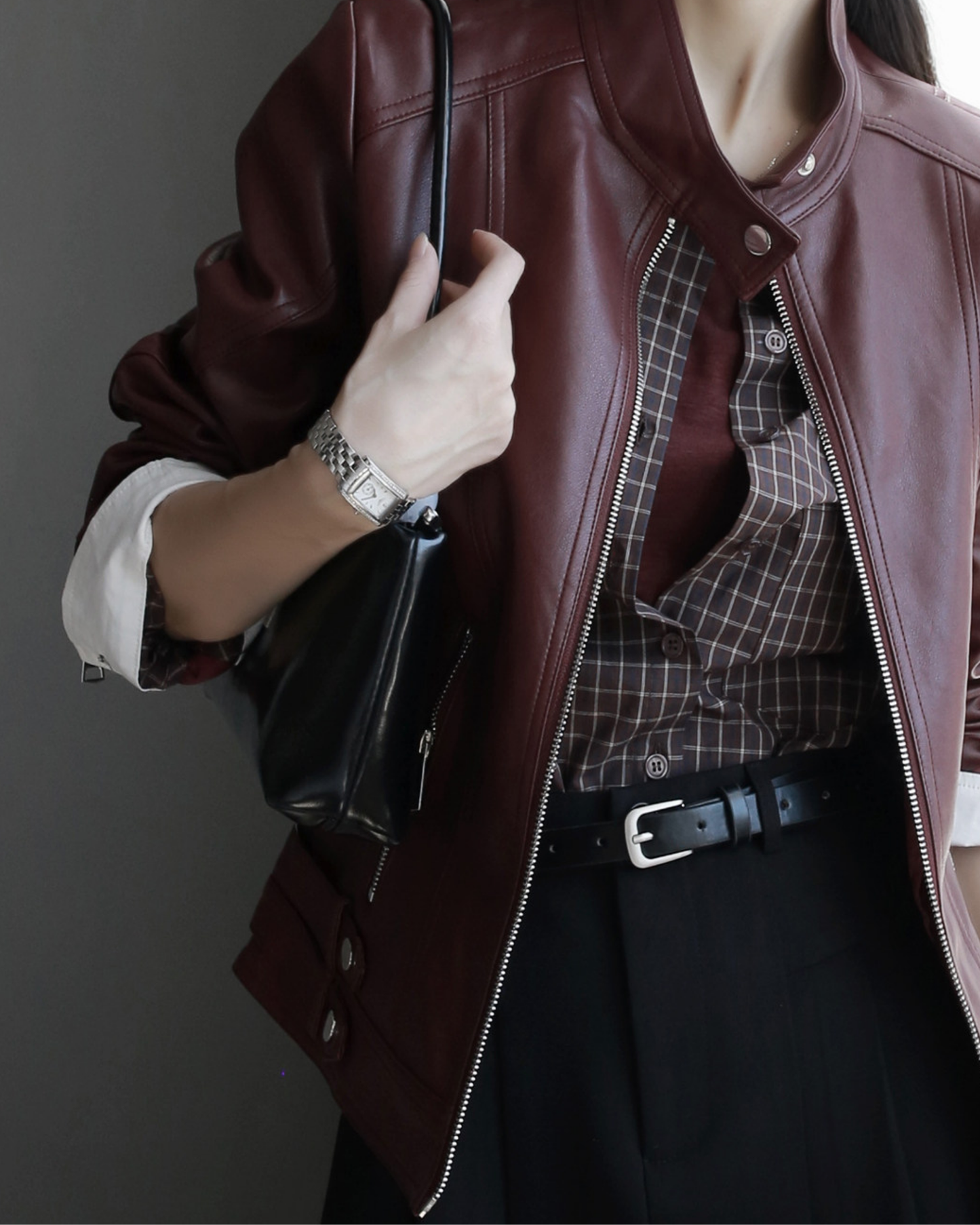 Stand Collar Zip Jacket - OT034