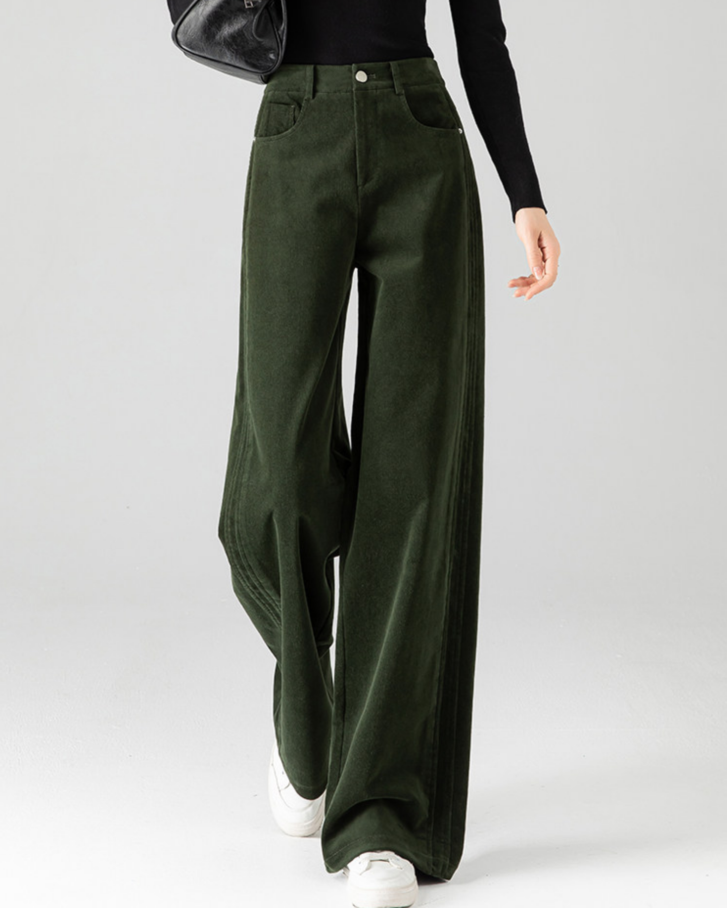 Vintage-Like Cotton Pants - BT037