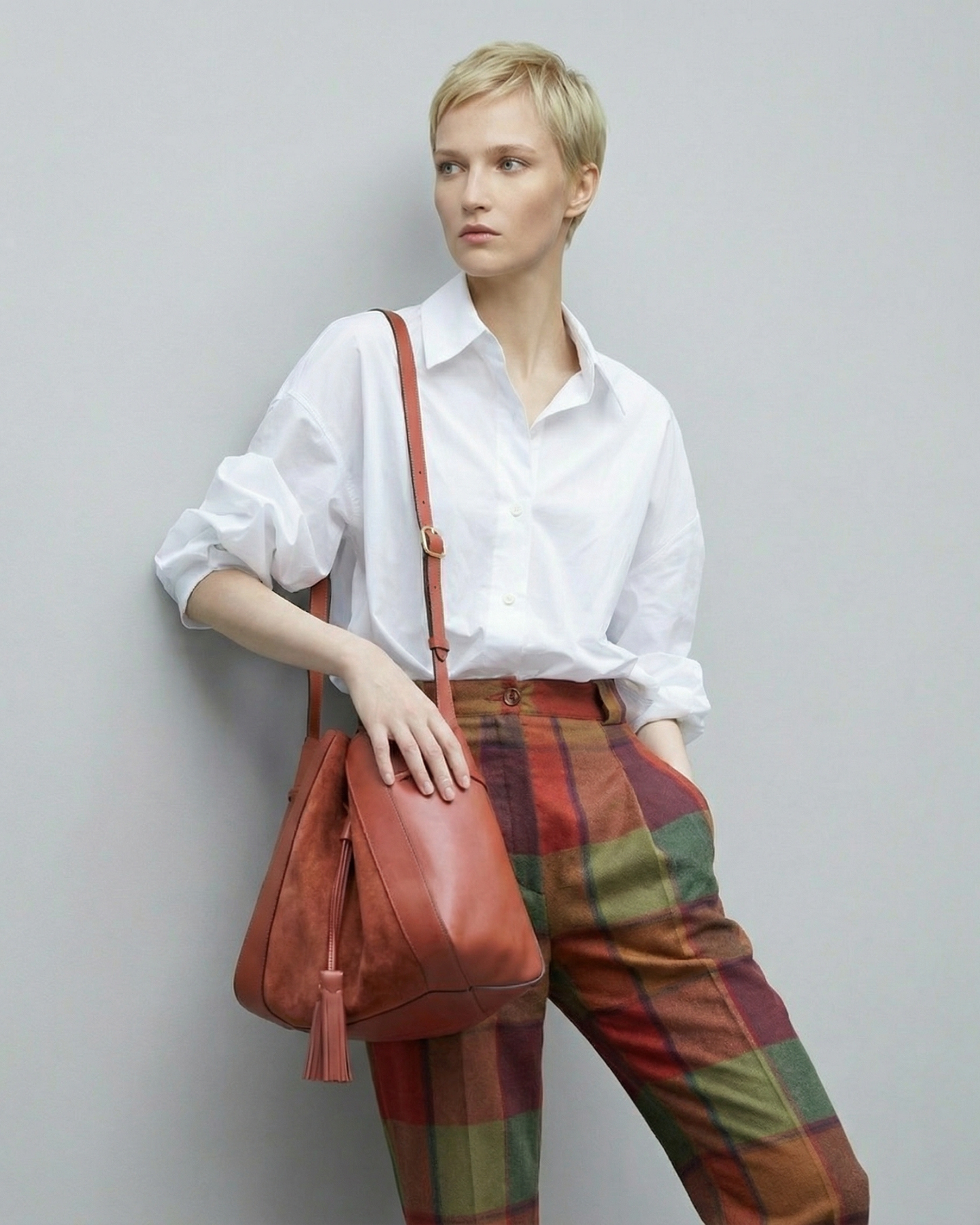 City White Cotton Shirt - SH110