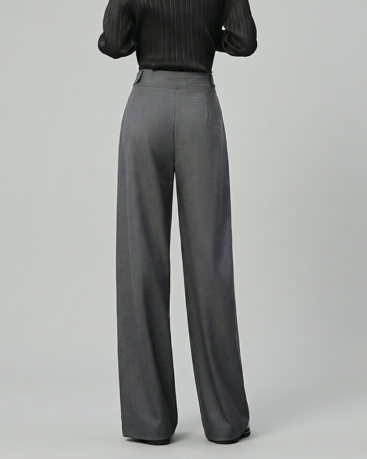 Fluid Straight Wide Slacks - BT043