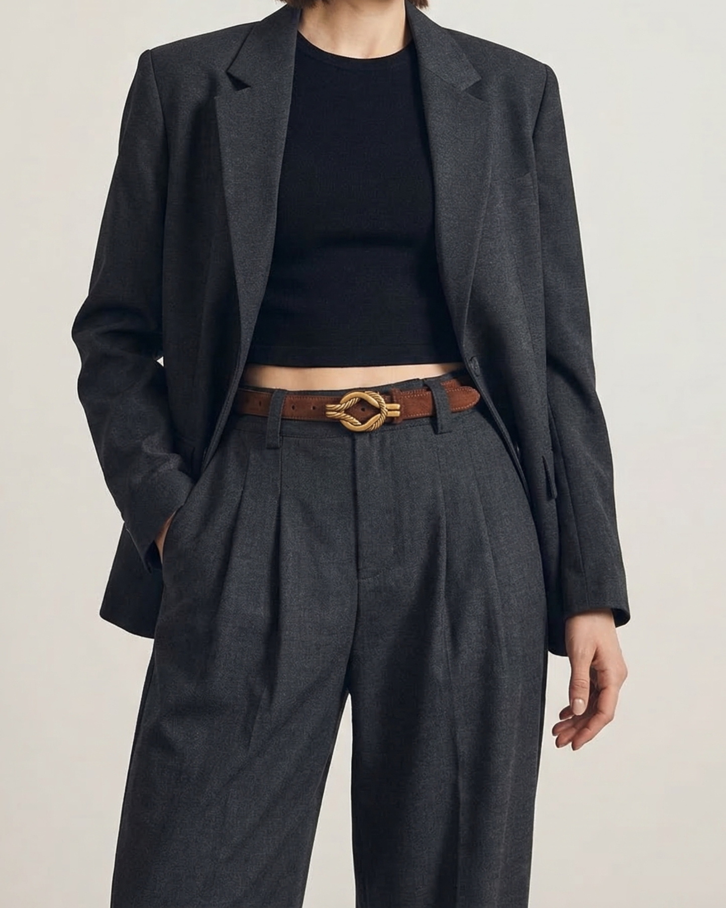 Vintage Knot Leather Belt - BE023