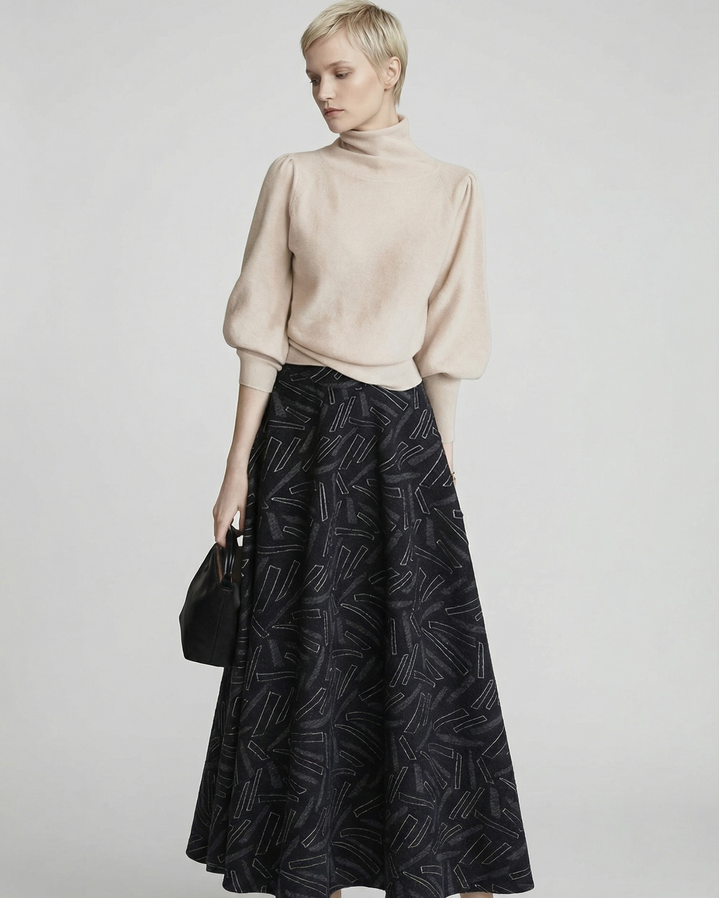 Puff Sleeve Knit - KN034