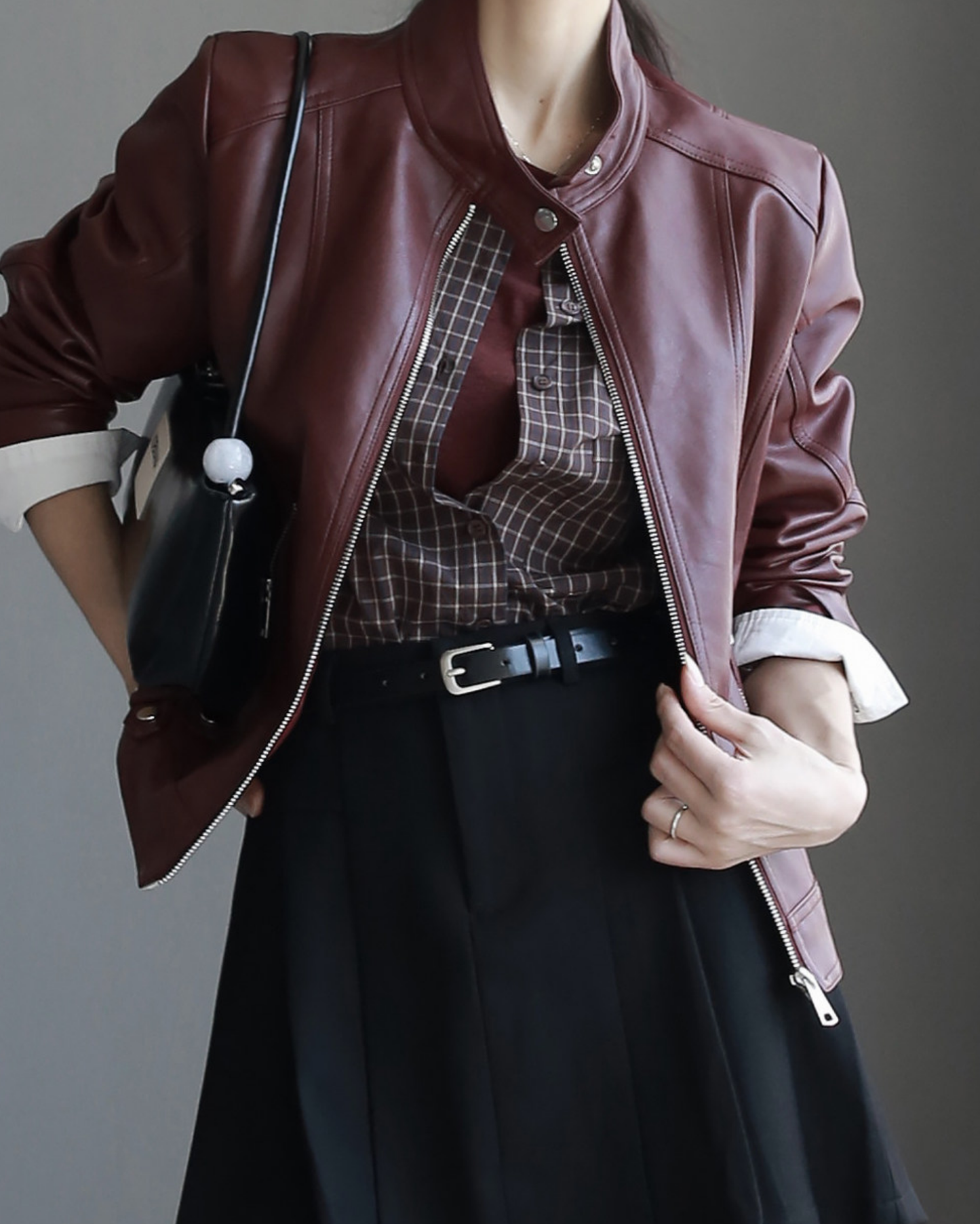 Stand Collar Zip Jacket - OT034