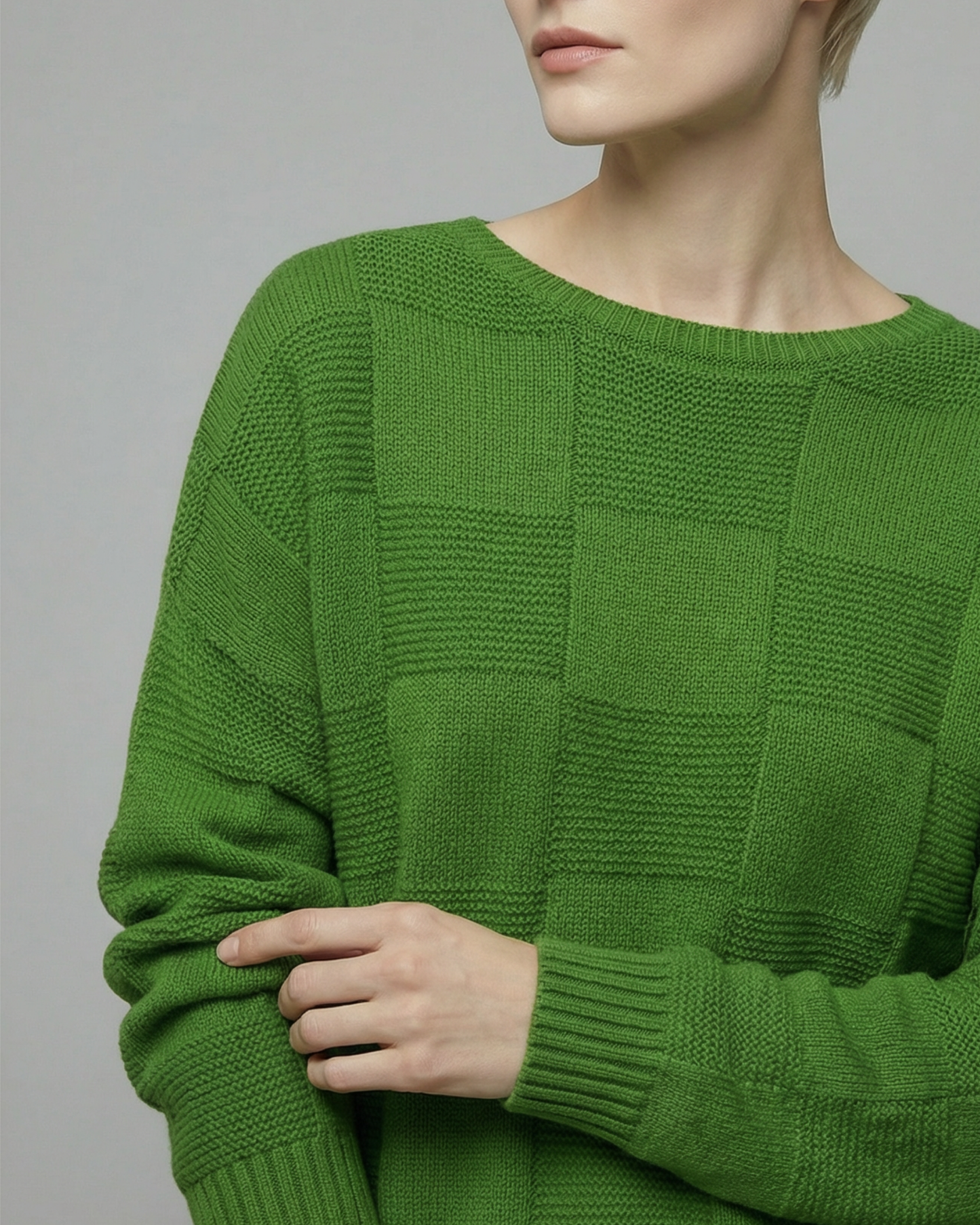 Textured Wool-Blend Knit - KN033