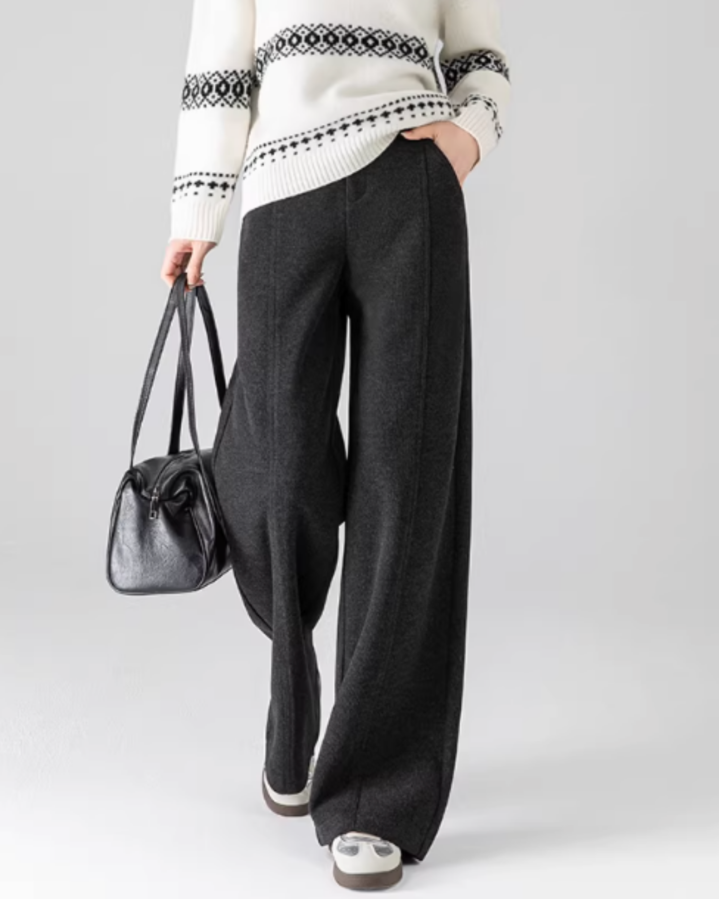 Modern City Wide Pants - BT038