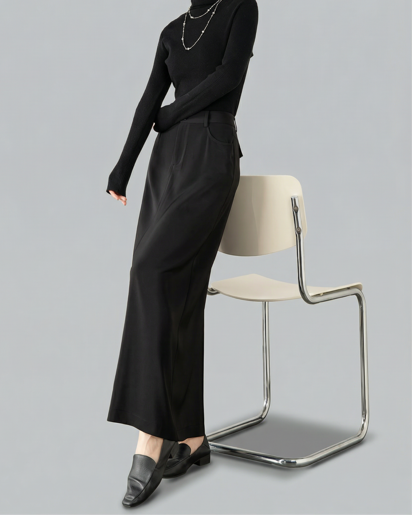 High-Waist A-Line Skirt - BT050