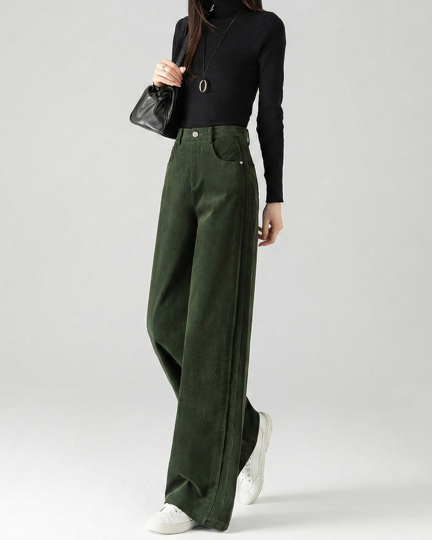 Vintage-Like Cotton Pants - BT037