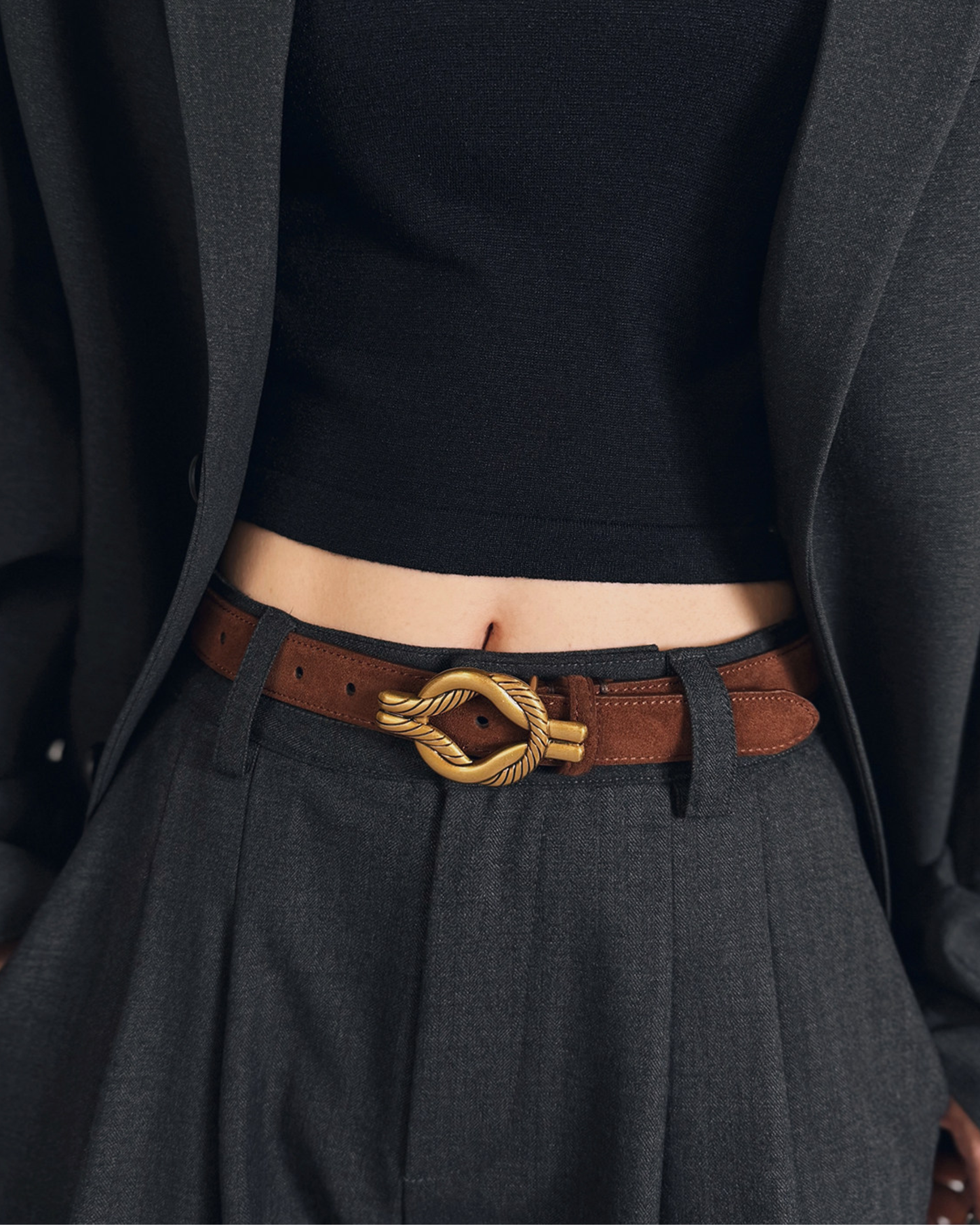 Vintage Knot Leather Belt - BE023