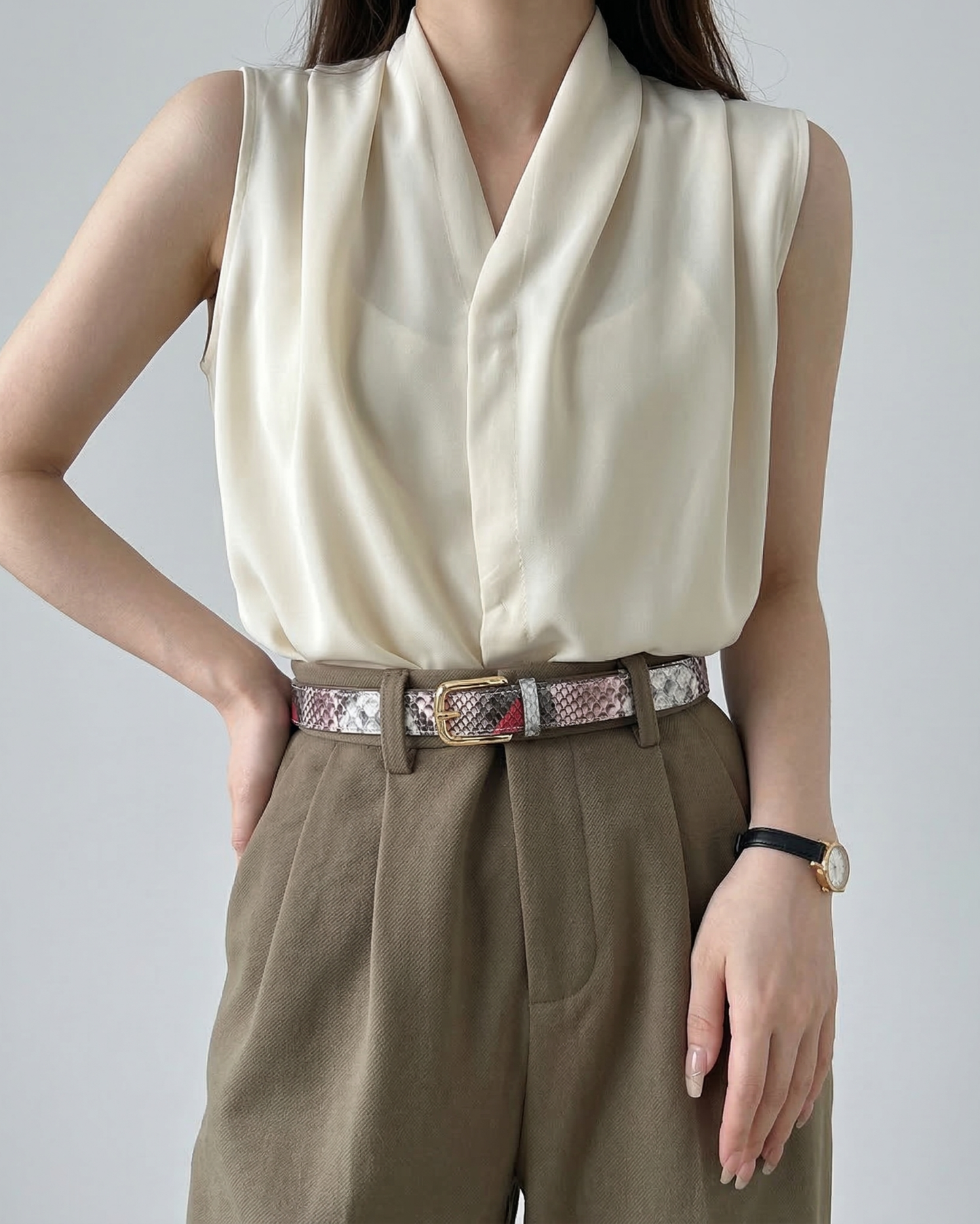 Gem Leather Belt - BE016