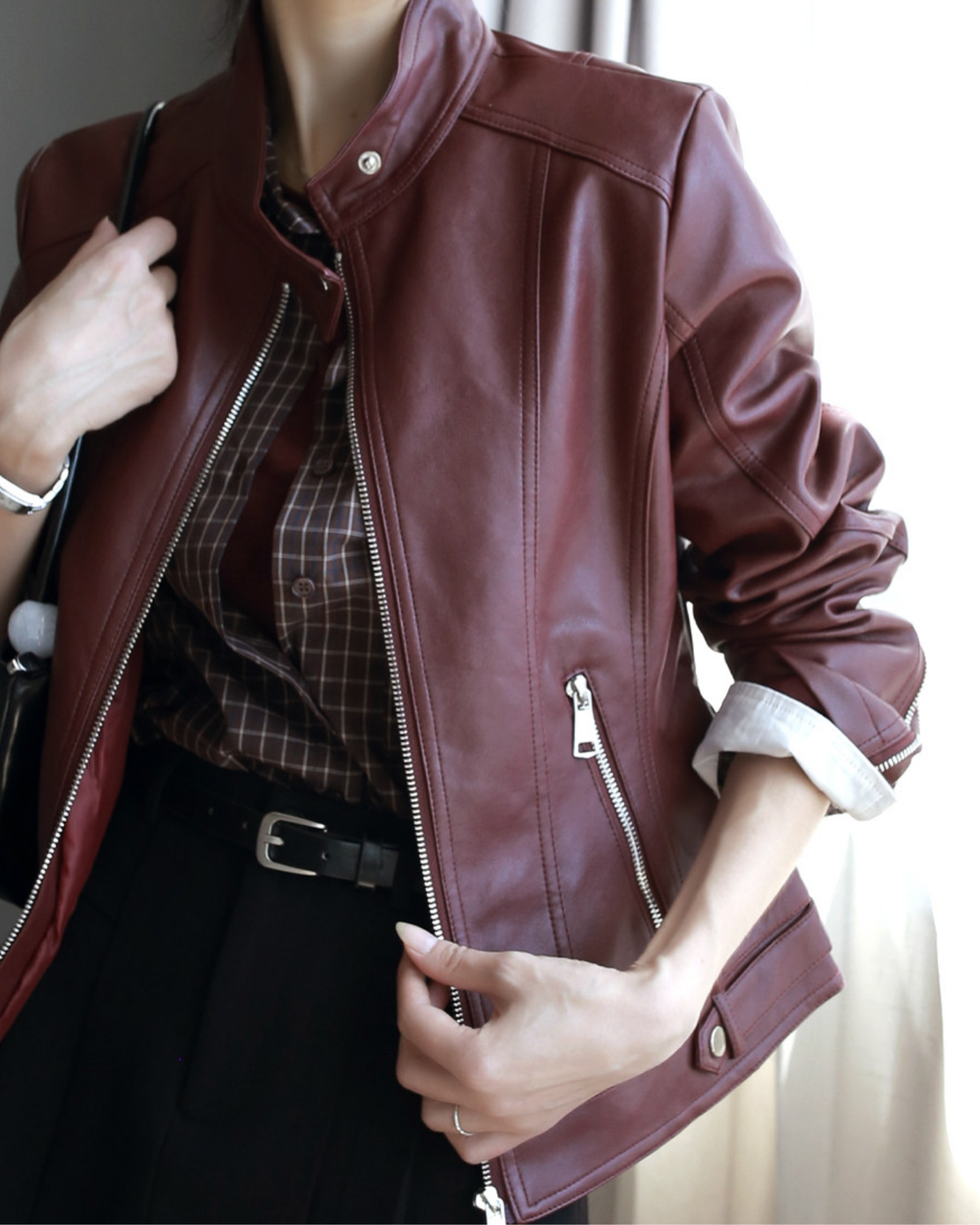 Stand Collar Zip Jacket - OT034