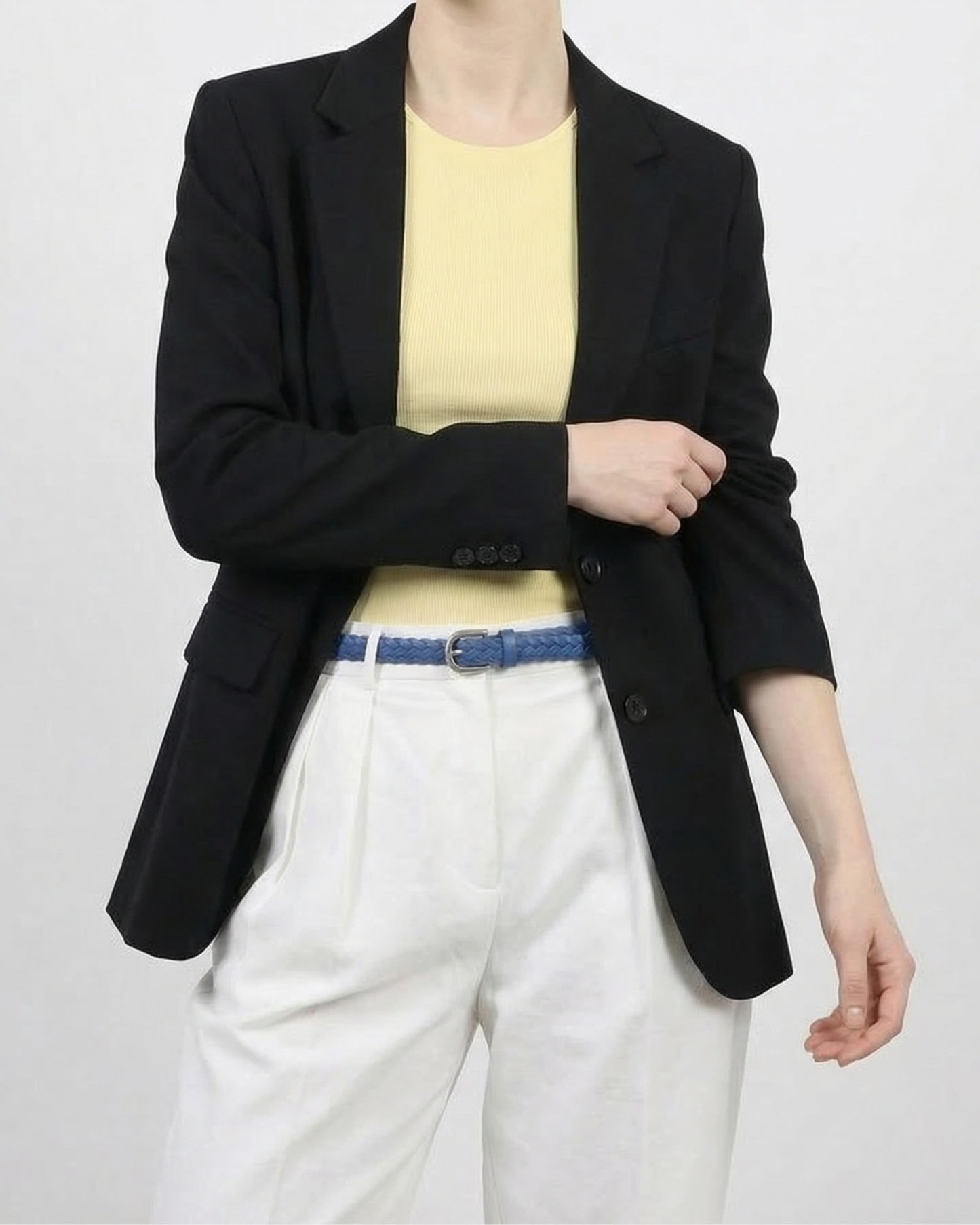 Woven Leather Belt - BE018