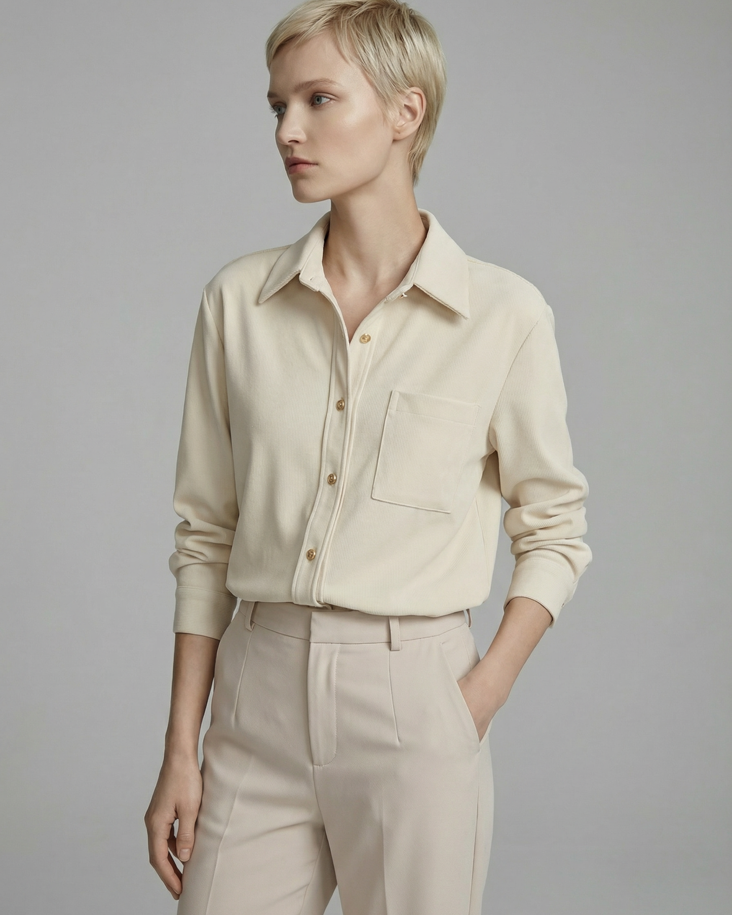 Light Tones French Style Shirt - SH039