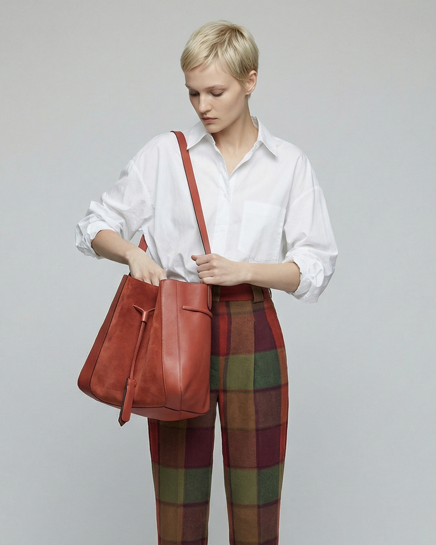 City White Cotton Shirt - SH110