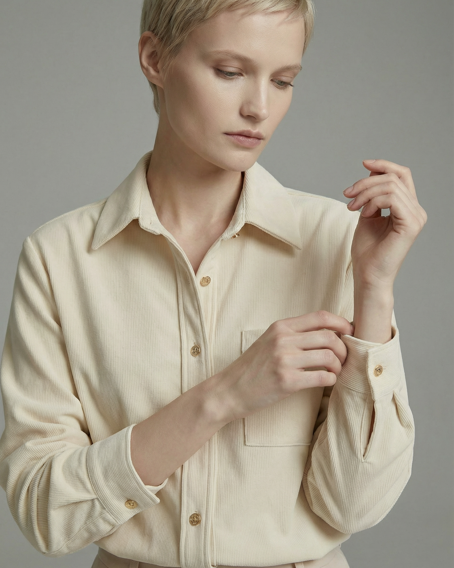 Light Tones French Style Shirt - SH039