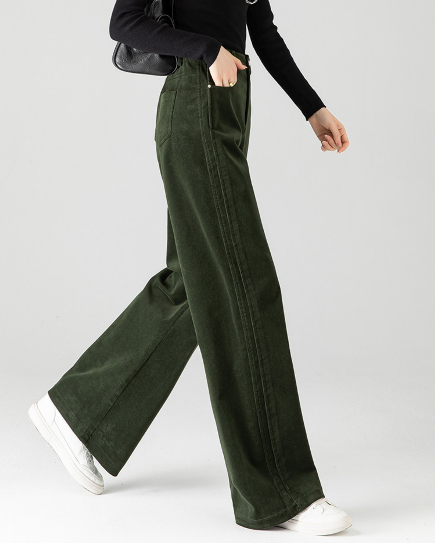 Vintage-Like Cotton Pants - BT037