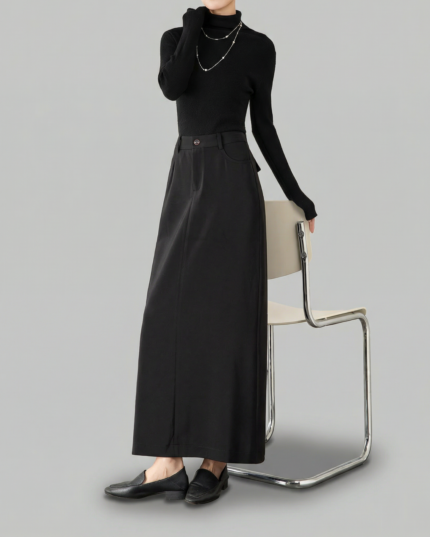 High-Waist A-Line Skirt - BT050