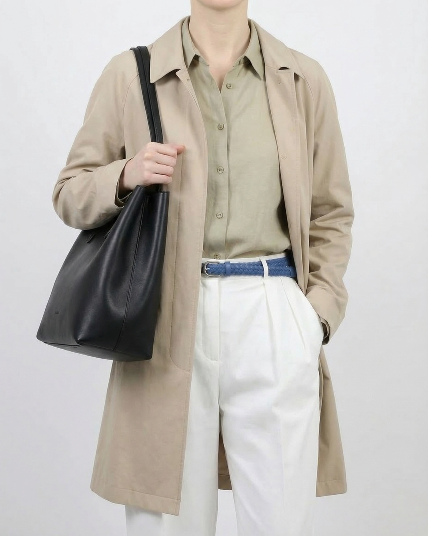 Woven Leather Belt - BE018