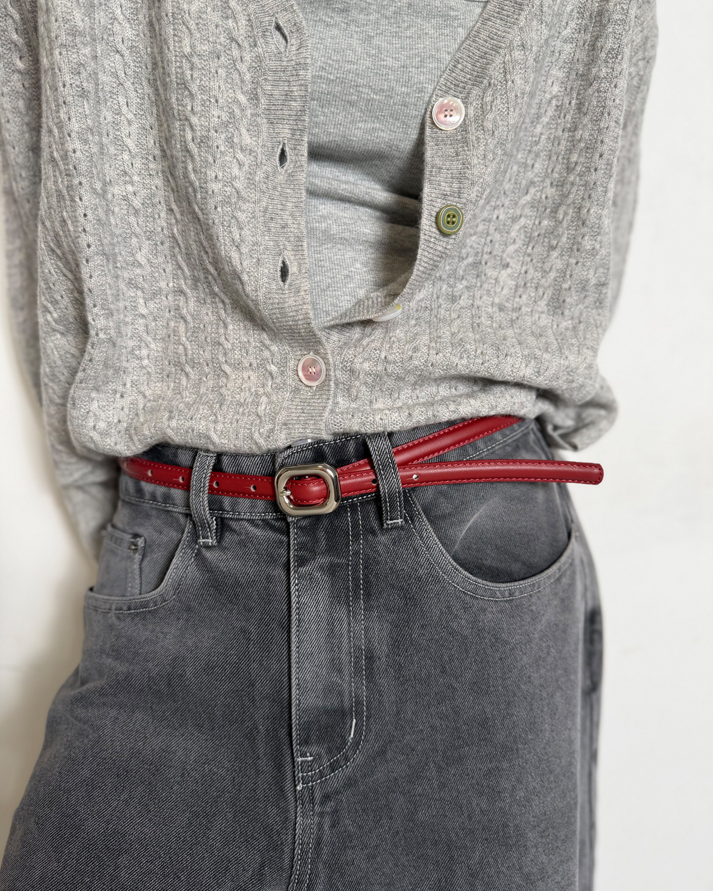 Essential Square Accent Belt- BE025