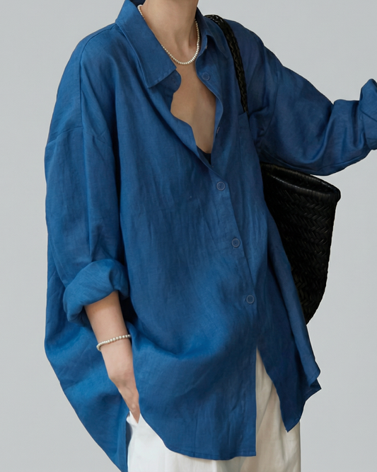Oversized Draped Shirt - SH107