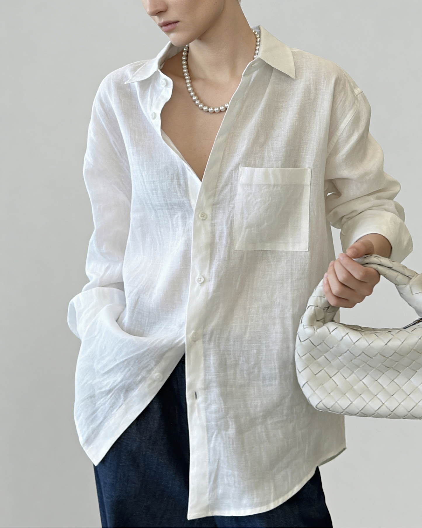 Oversized Draped Shirt - SH107