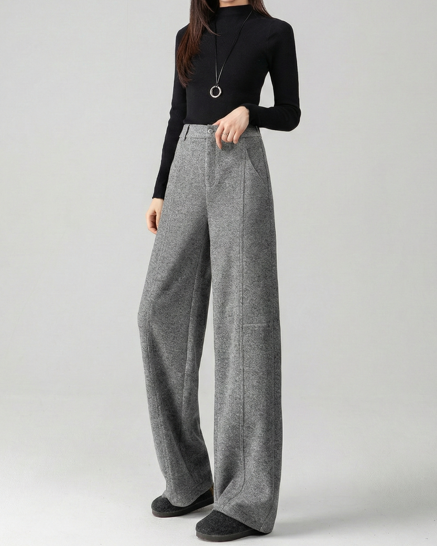 Modern City Wide Pants - BT038