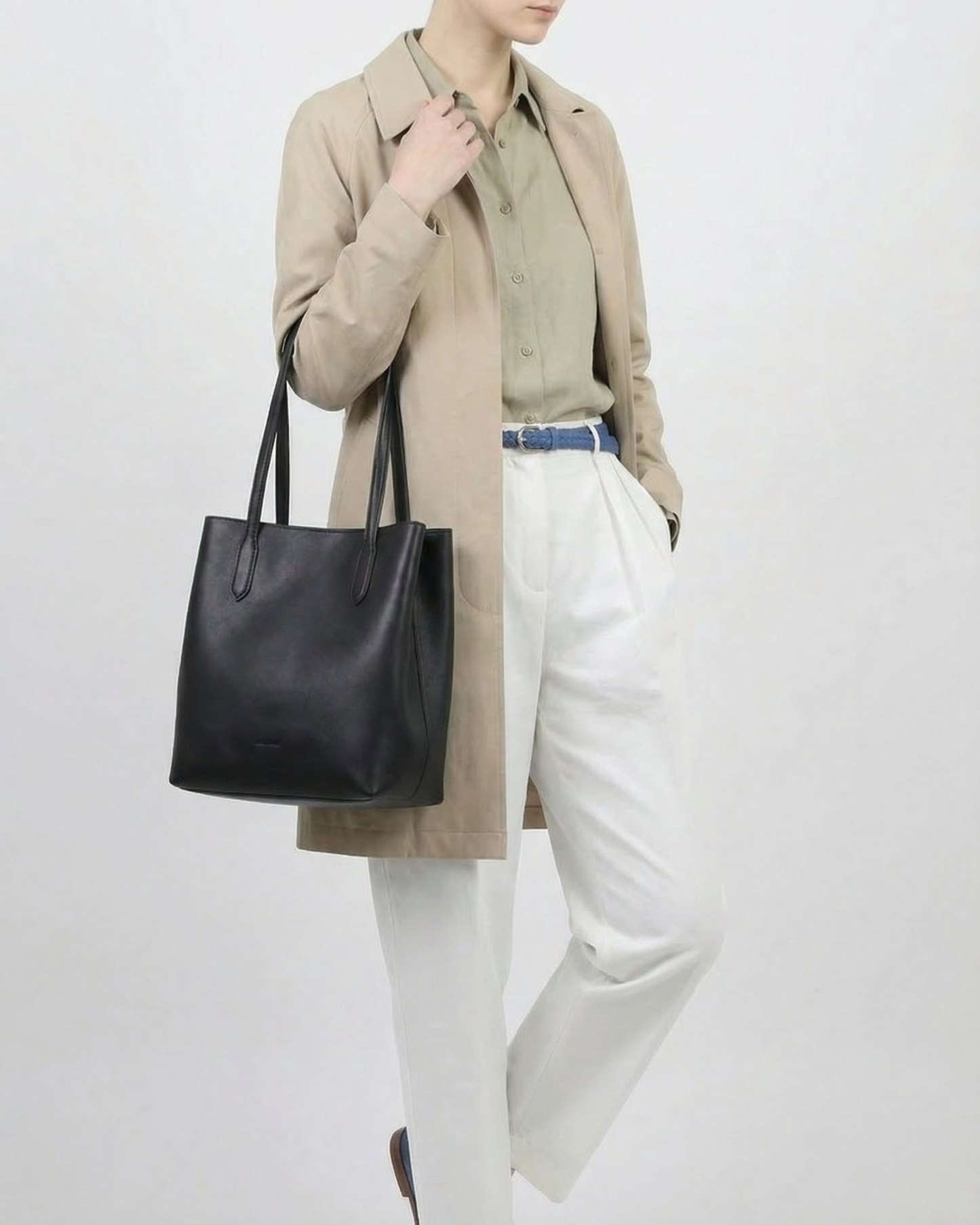 Woven Leather Belt - BE018