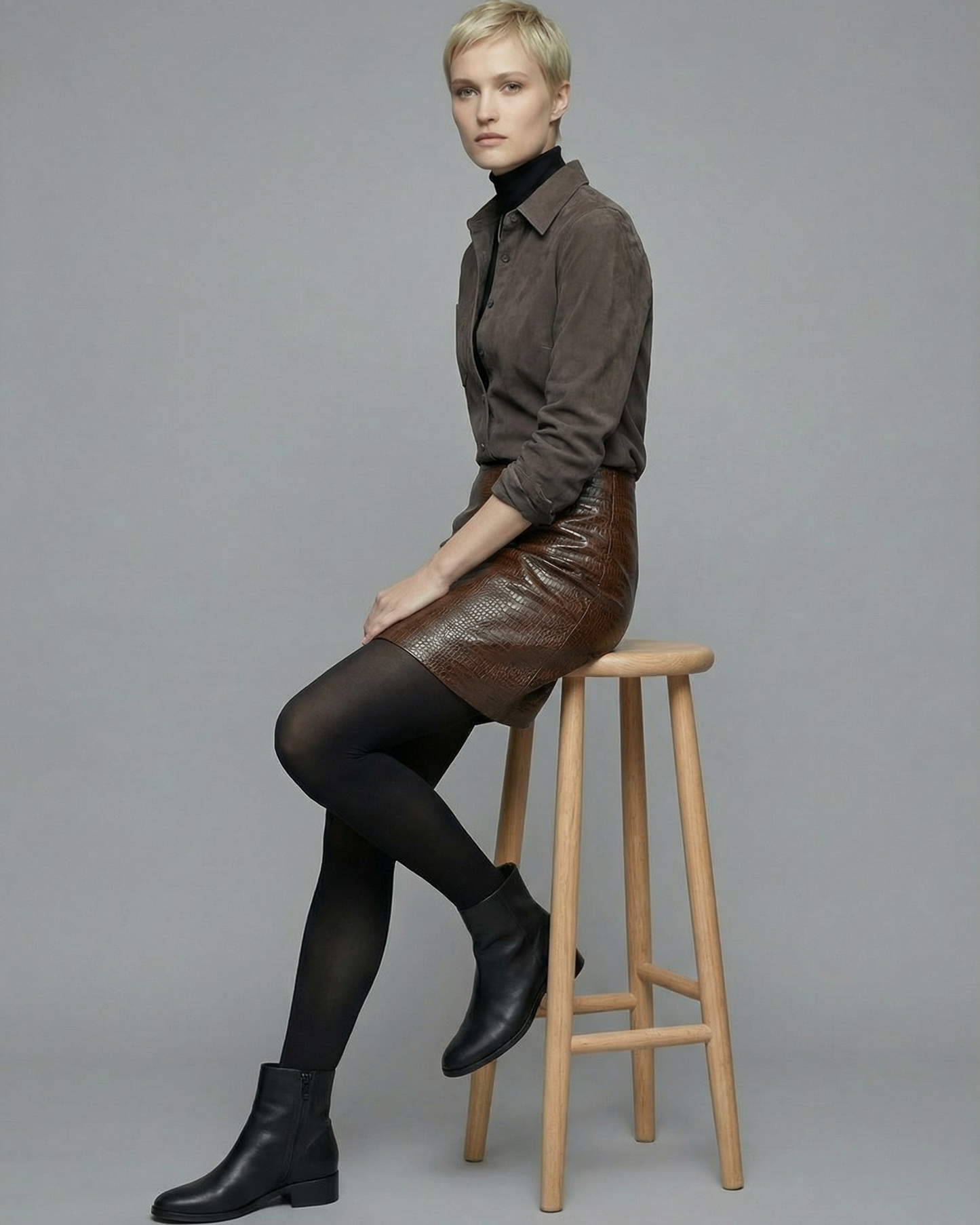 Ash Tones Compact Shirt - SH046