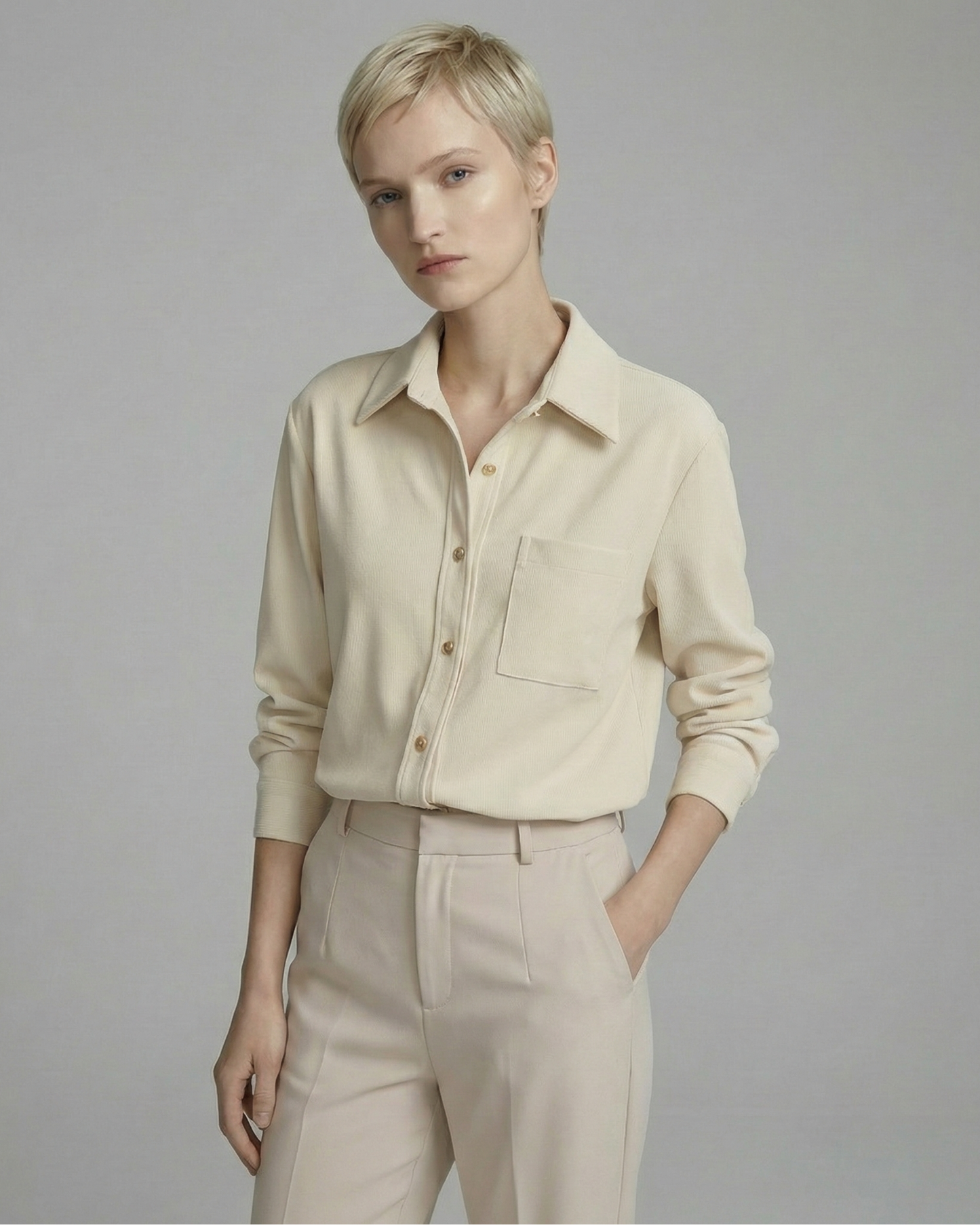 Light Tones French Style Shirt - SH039