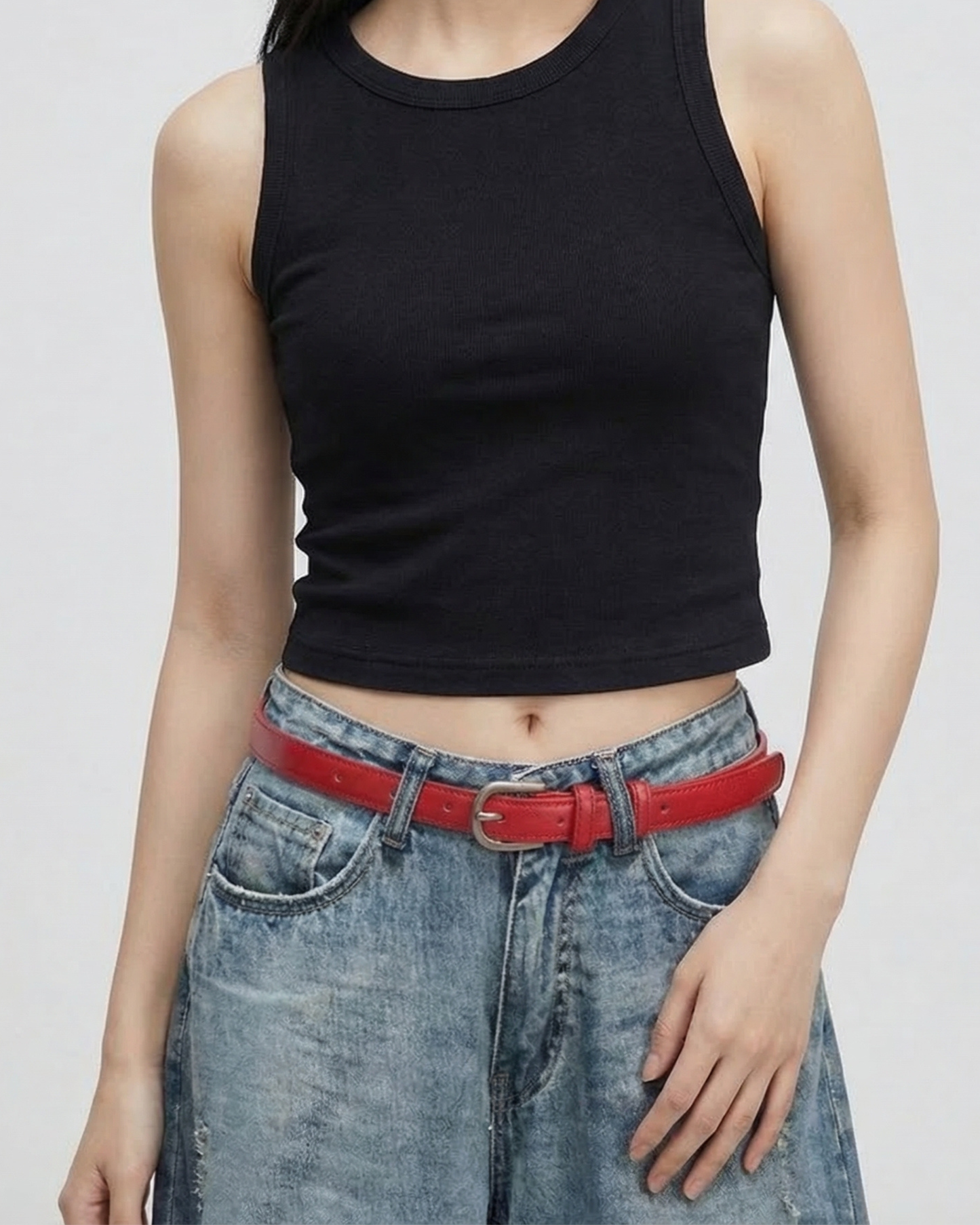 Accent Leather Belt - BE014