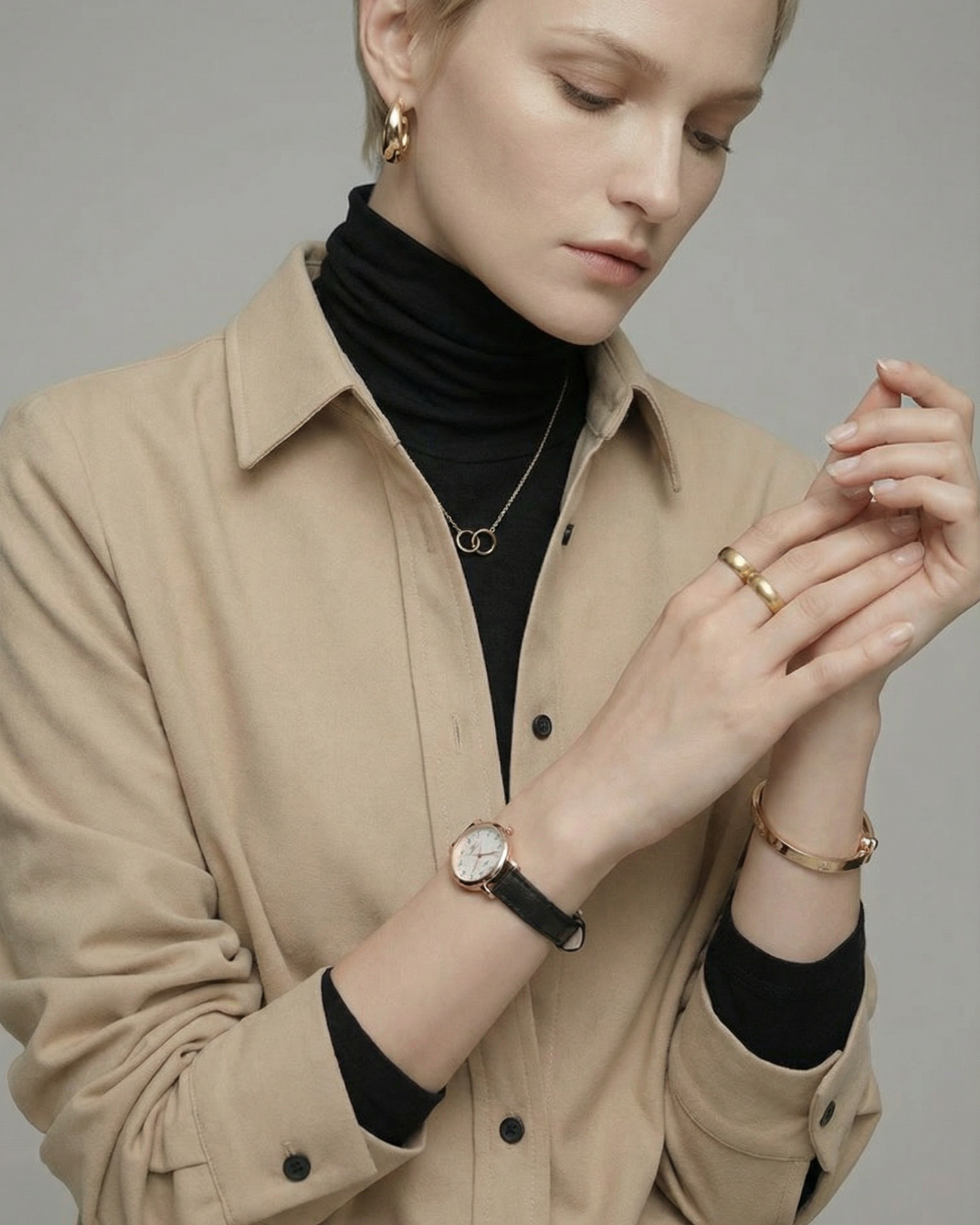 Camel Brushed Shirt - SH041