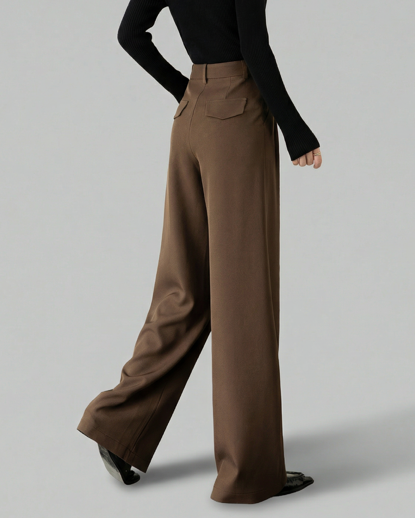 Draped Wide Slacks - BT048