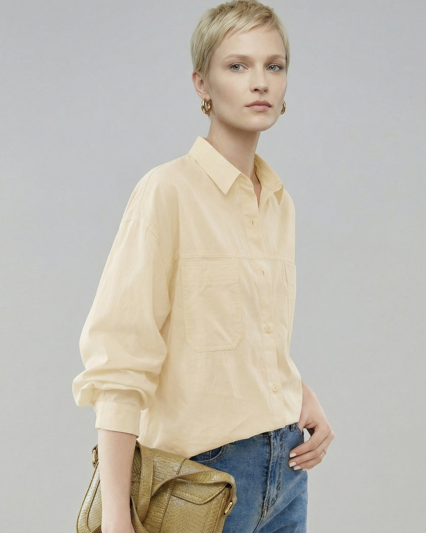 Warm Tones Cotton Shirt - SH113