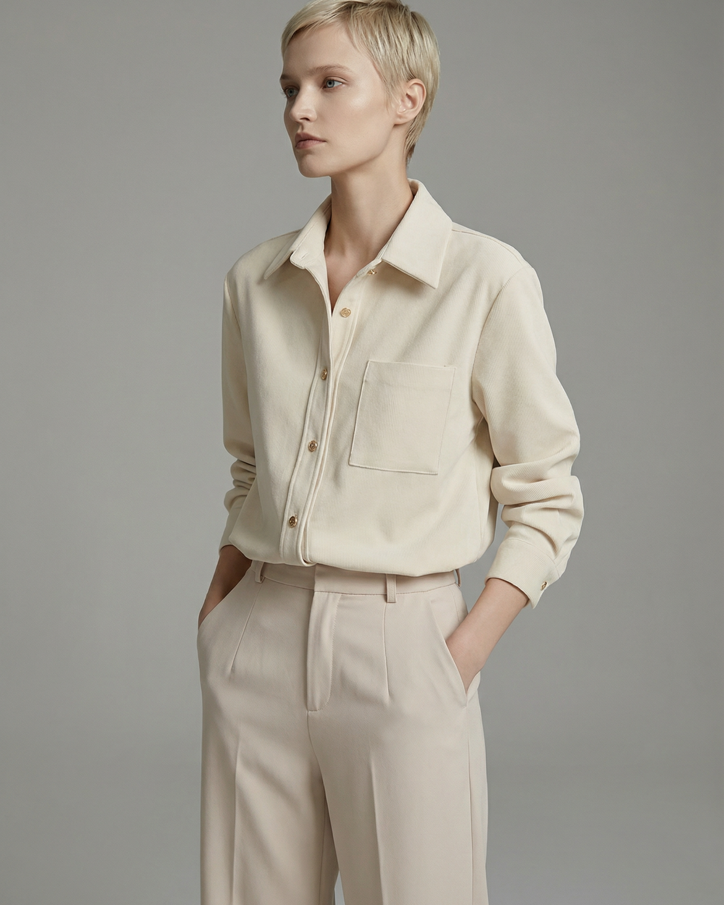 Light Tones French Style Shirt - SH039