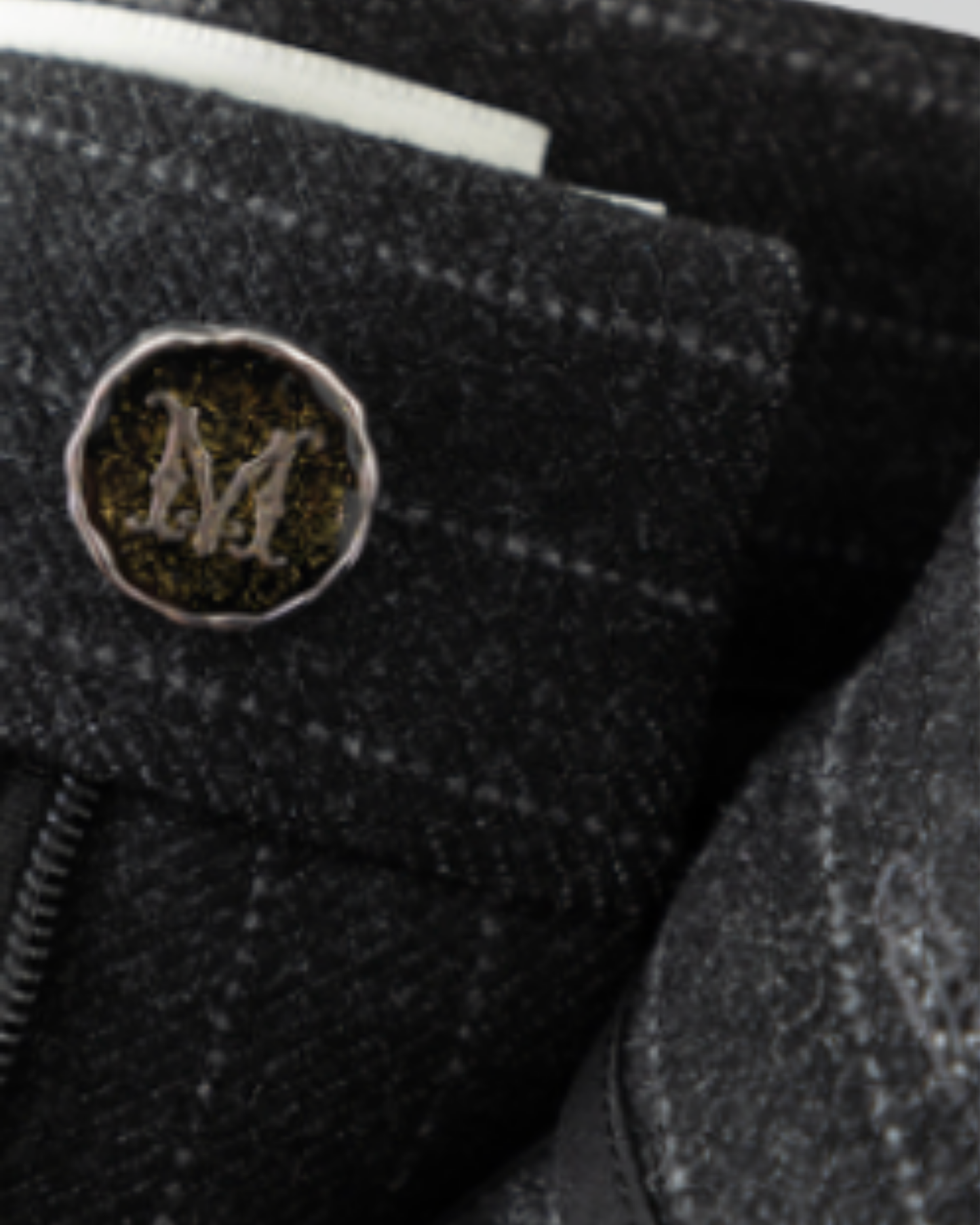 Pinstripe Front-Slit Skirt - BT051