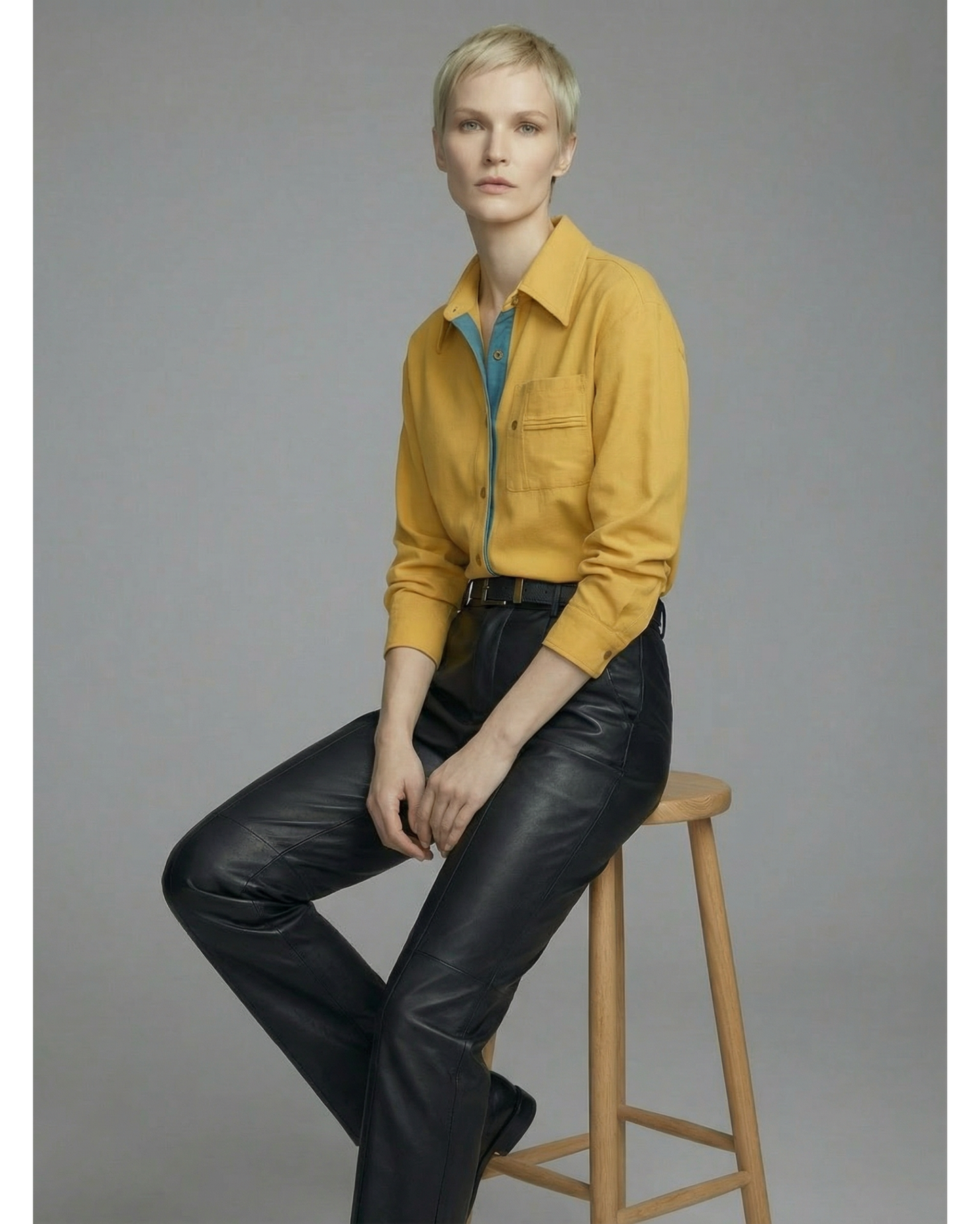 Modern Mustard Shirt - SH038