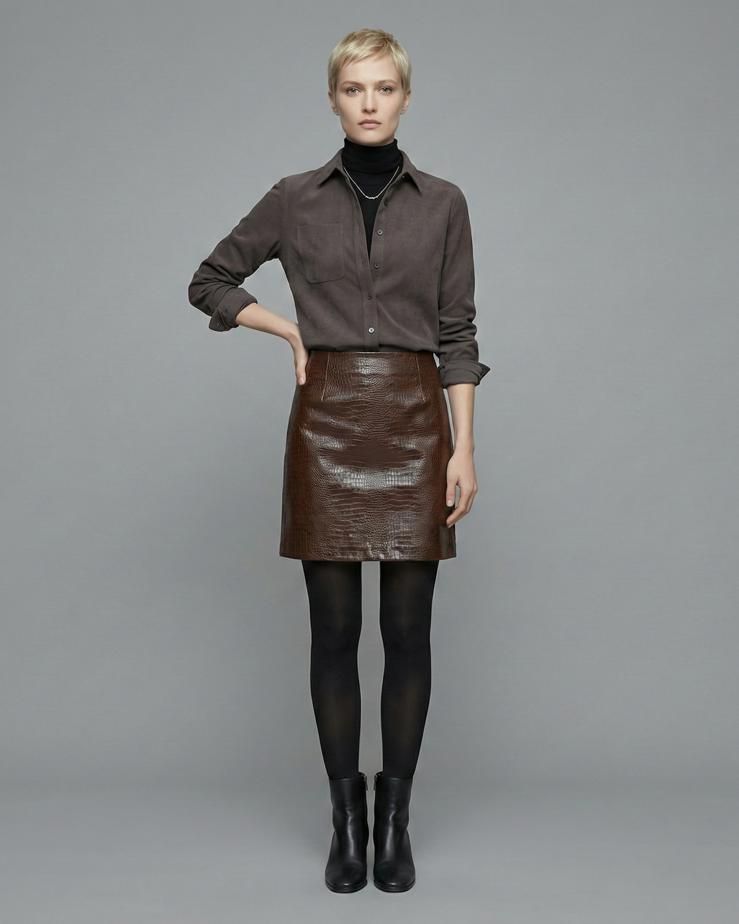 Ash Tones Compact Shirt - SH046